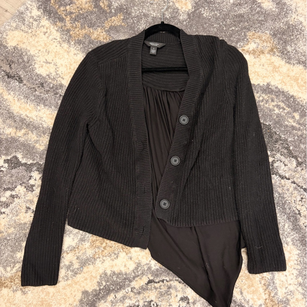 Simply Vera Vera Wang Black Jacket